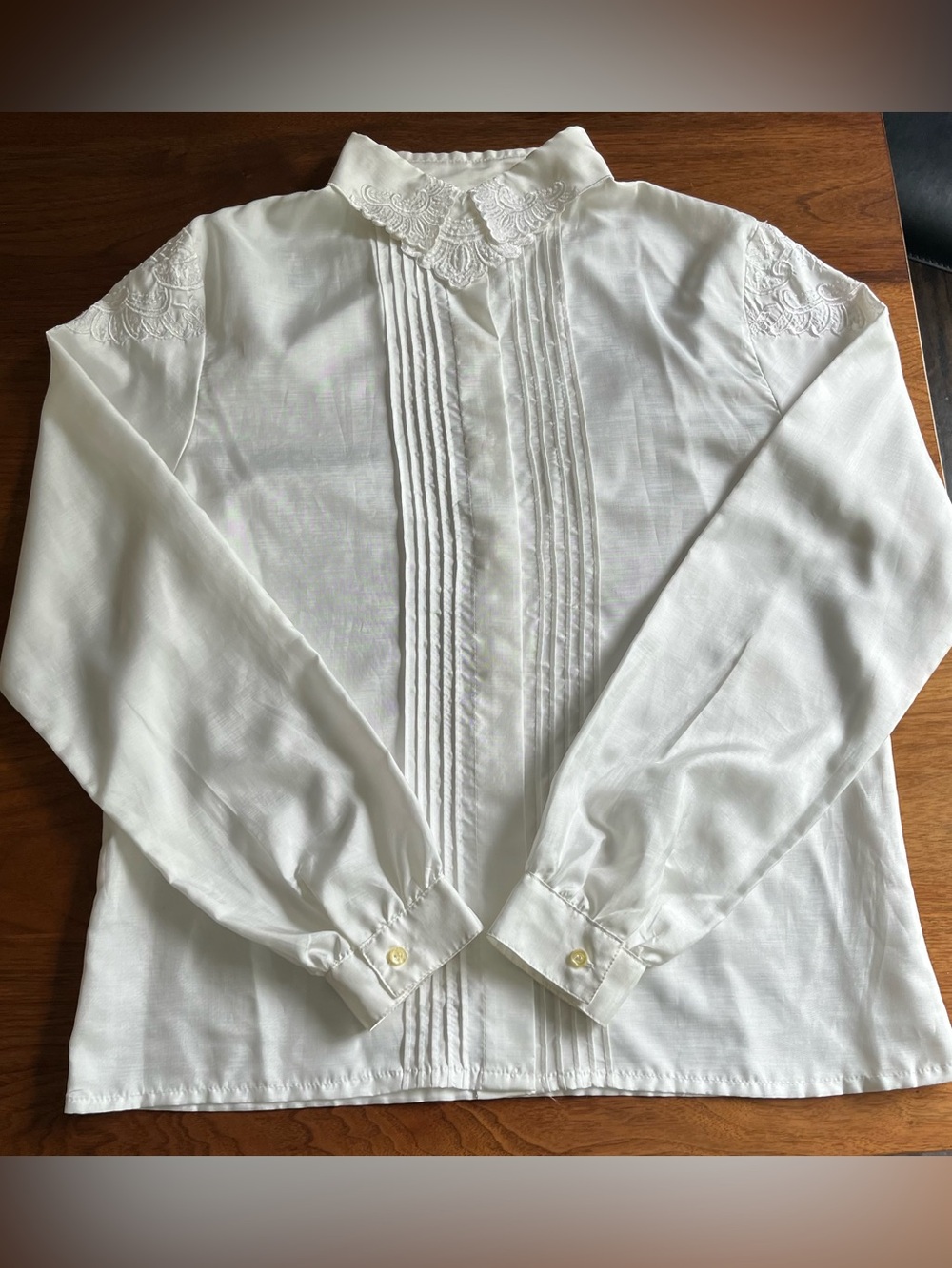 Vintage Cream Blouse